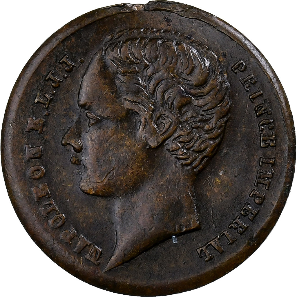 Frankrijk, Medaille, Naissance du Prince impérial, 1856, Koper, ZF+