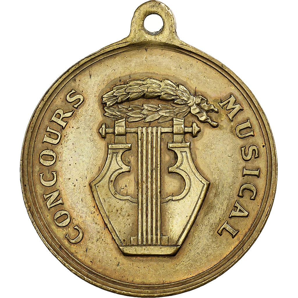 Francia, medaglia, Napoléon III, Concours Musical, Ottone, SPL-
