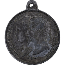 Francja, medal, Napoléon III, Visite du Port de Cherbourg, 1863, Cyna-Cynk