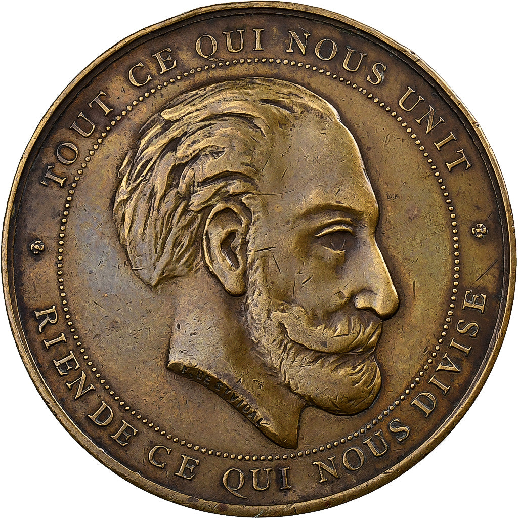 Frankrijk, Medaille, Charles Maurras, La Patrie, Les Journaux du Soir, Tin, De