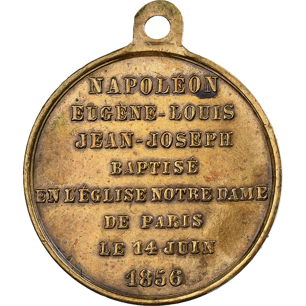 Frankreich, Medaille, Napoléon III, Baptème du Prince Impérial, 1856