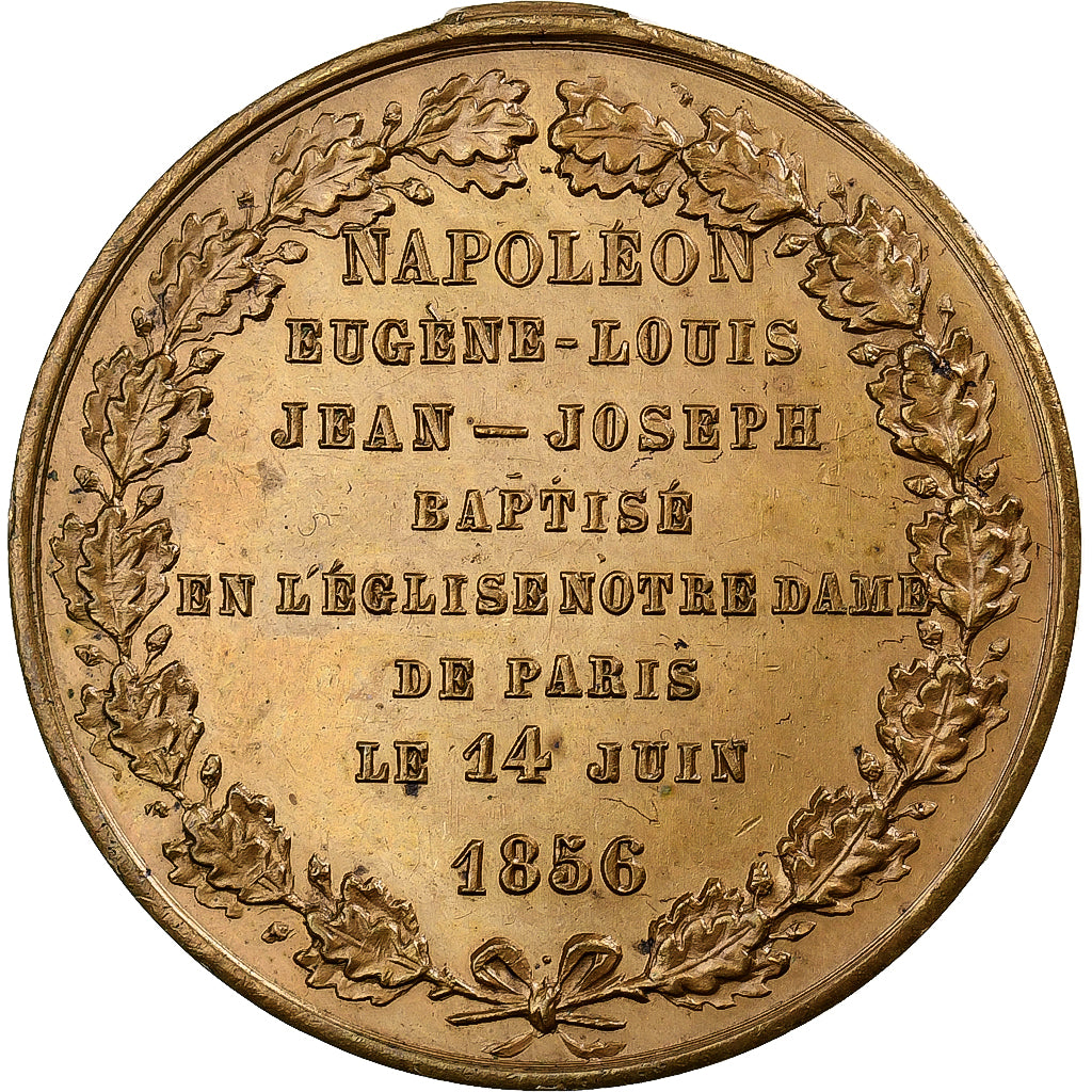 Frankreich, Medaille, Napoléon III, Baptème du Prince Impérial, 1856