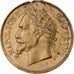 Francia, medalla, Napoléon III, Le Prince Impérial, Latón, Trotin, MBC+