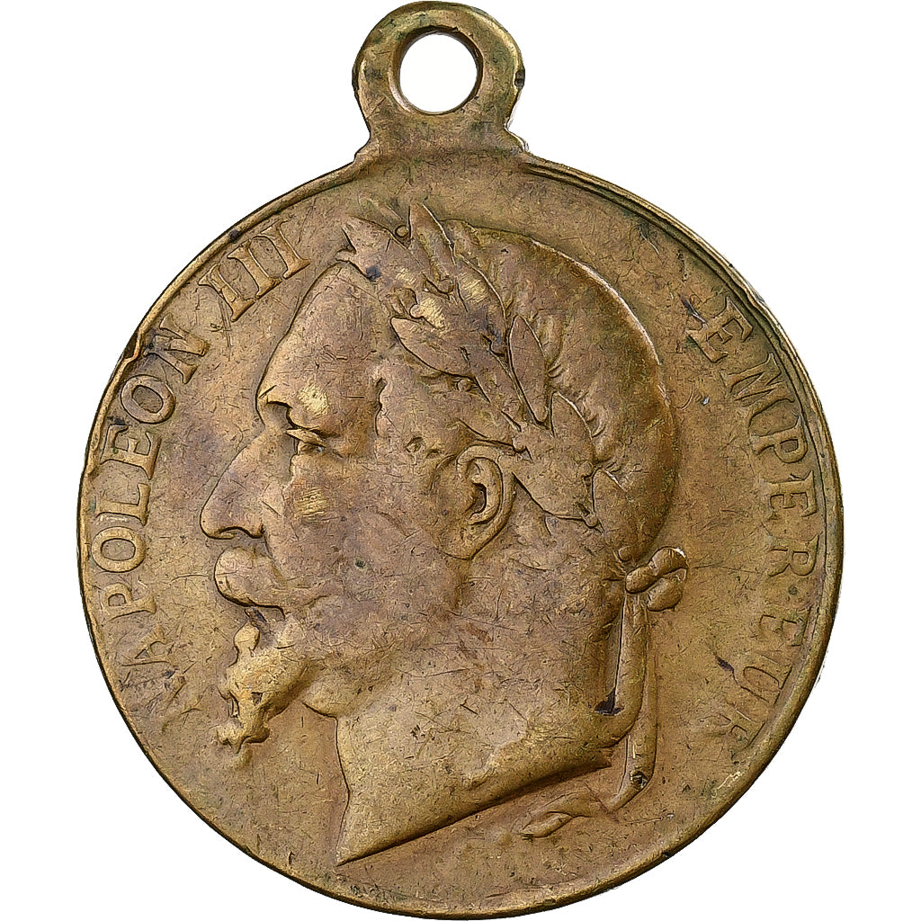 Frankrijk, Medaille, Napoléon III, Le Prince Impérial, Tin, ZF