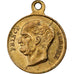 France, Token, Mort du Prince Jérome Bonaparte, 1860, Brass, AU(50-53)