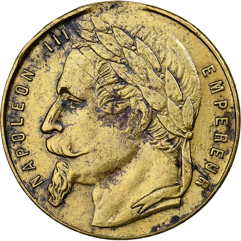 France, Medal, Eugène Louis Jean Joseph Napoléon, Brass, EF(40-45)