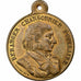 France, Medal, Béranger, Chansonnier, 1857, Brass, AU(50-53)