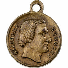 France, Medal, Giachomo Rossini, 1868, Brass, AU(50-53)