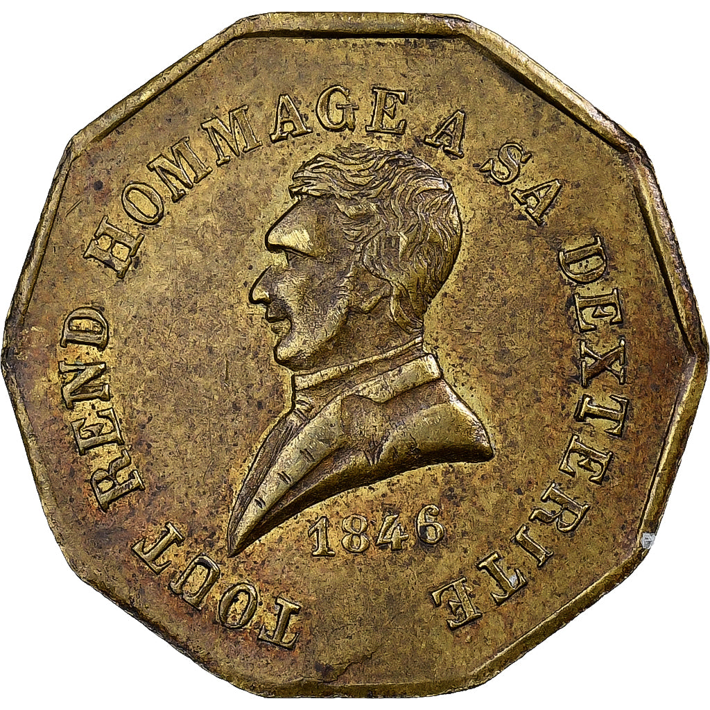 France, Medal, Mayenne, Docteur Dentiste, Brass, EF(40-45)