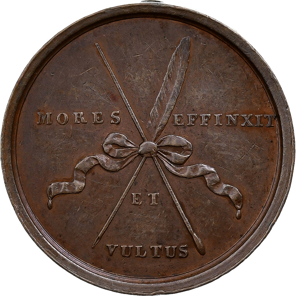 France, Medal, Virginie Ancelot, Copper, Gayrard, AU(55-58)