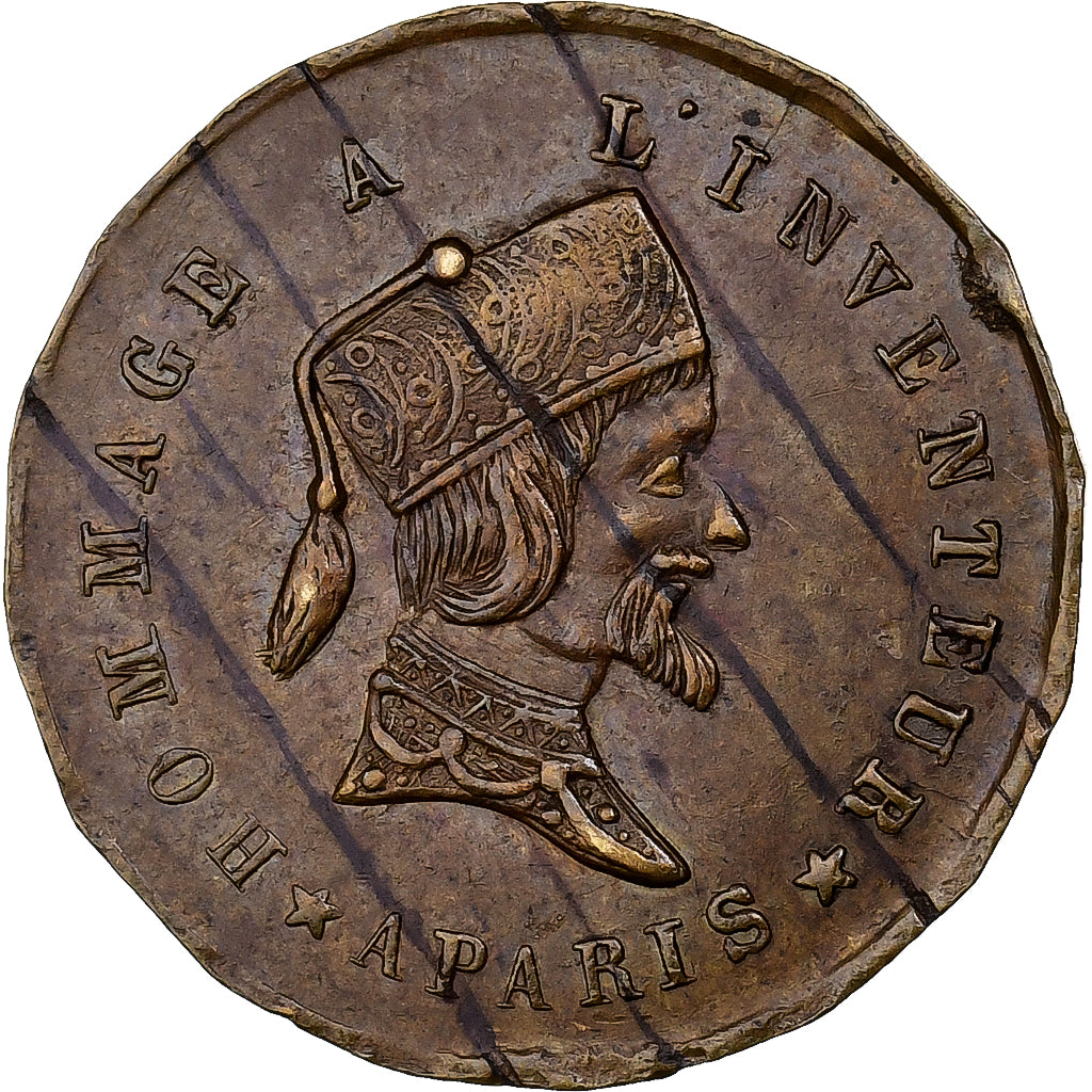 Francja, Token, Crayons Mengin, Mosiądz, EF(40-45)