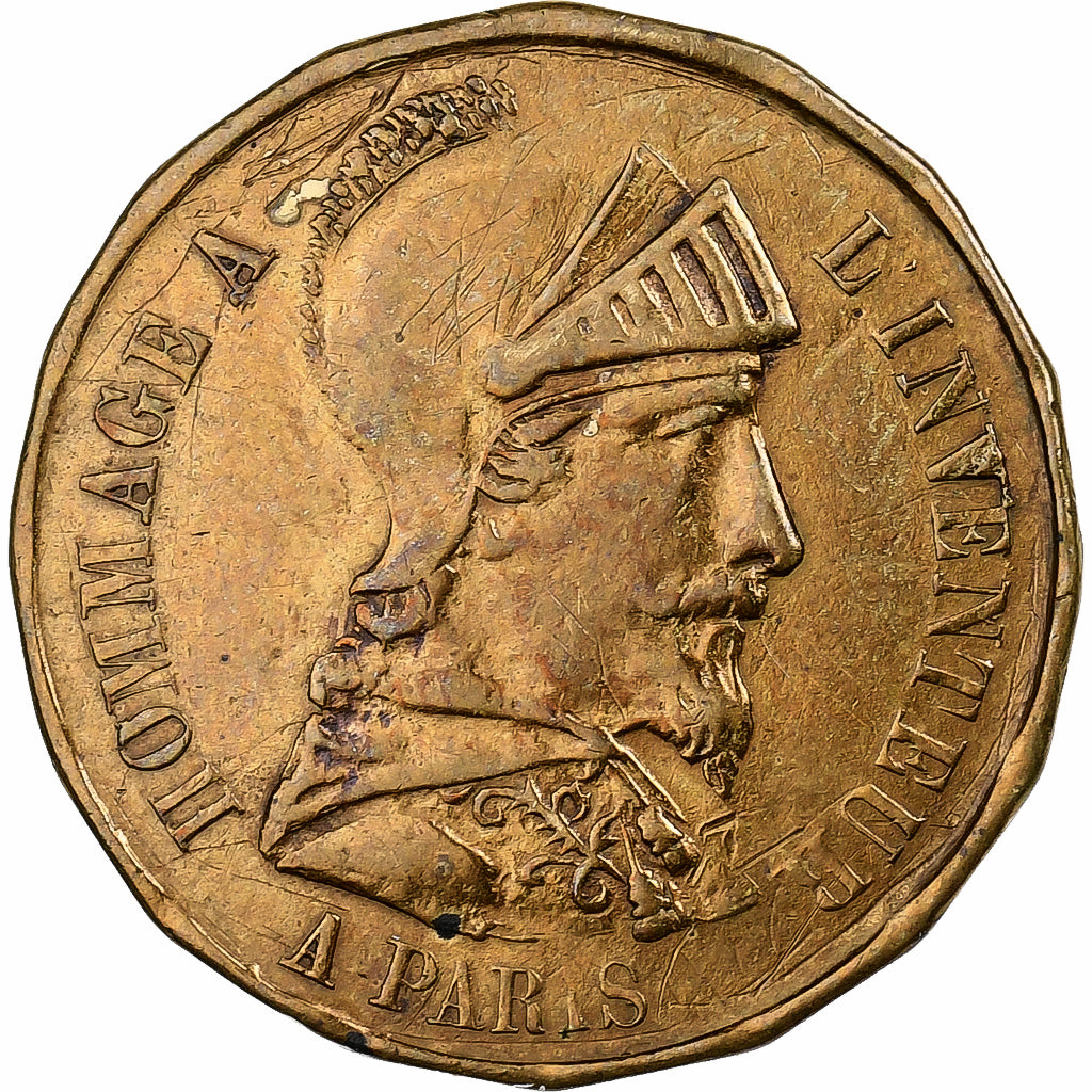 France, Token, Crayons Mengin, Brass, EF(40-45)