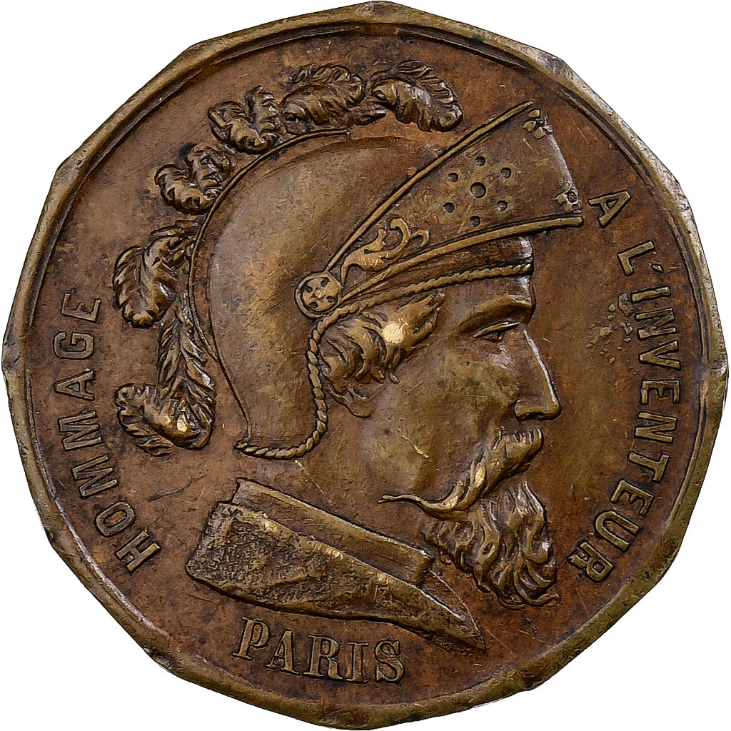 France, Token, Crayons Mengin, Brass, EF(40-45)