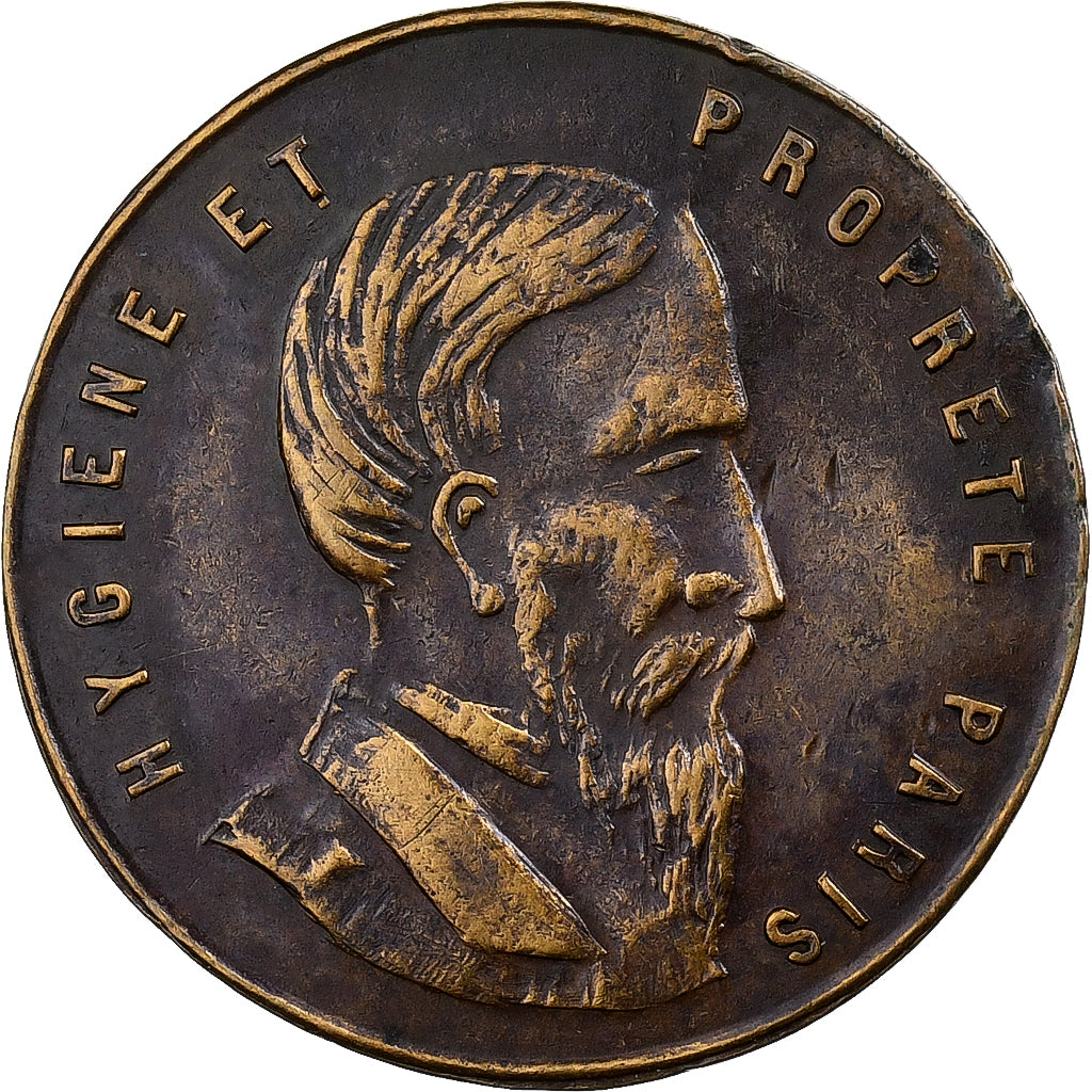 France, Medal, Exposition Universelle, Hygiène, Système Américain, 1867