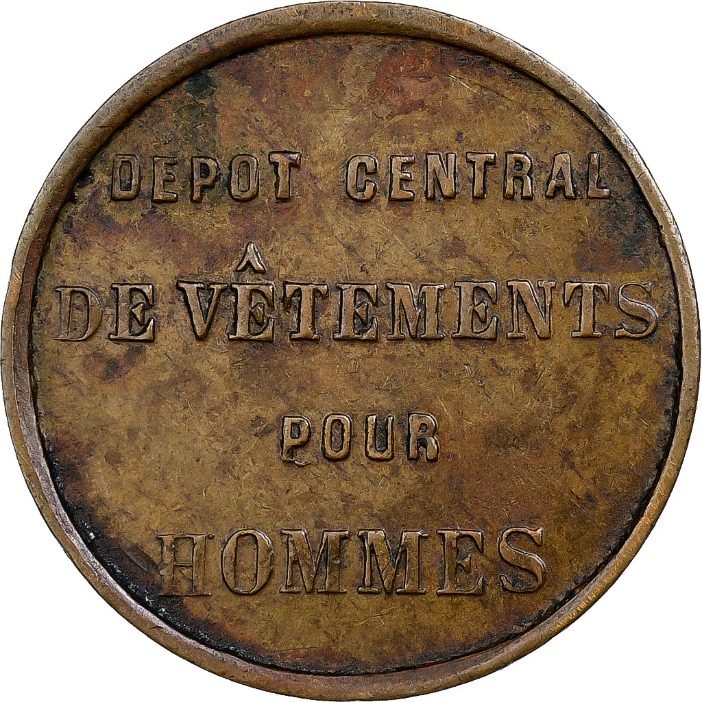 Frankreich, betaalpenning, A la Redingote Grise, Manufacture d'Habillement