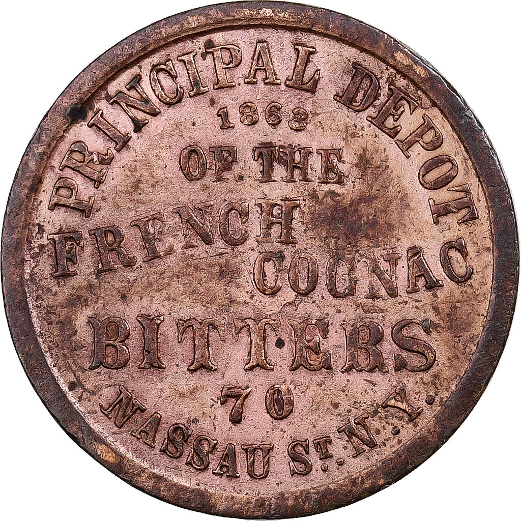 United States of America, Token, S.Steinfeld, Sole Agent For The U.S., Copper