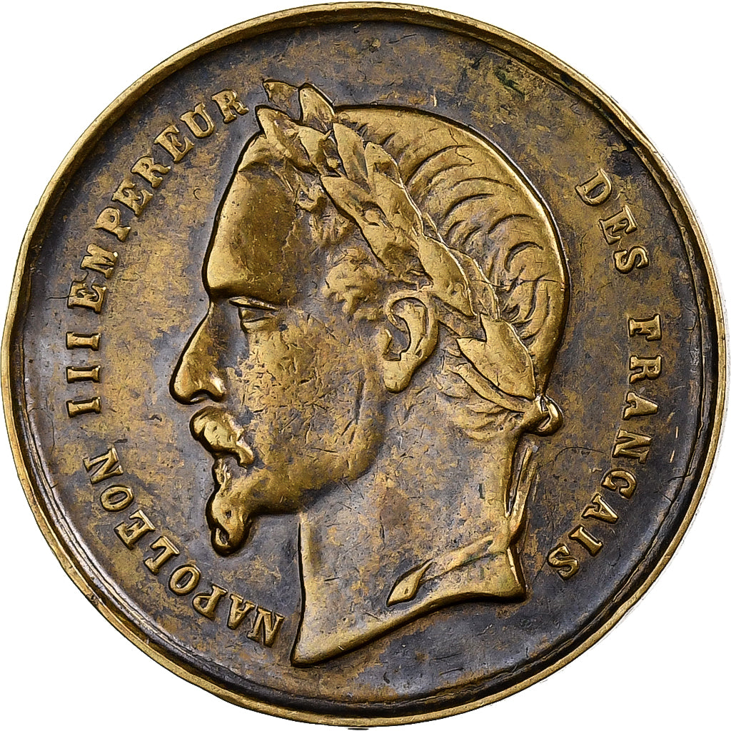 France, Token, Napoléon III, Napoléon Ier, Brass, AU(50-53)