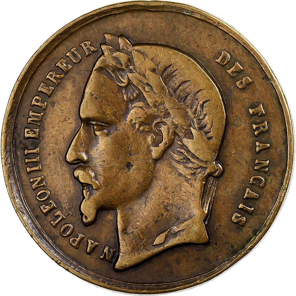 França, Token, Napoléon III, Napoléon Ier, Latão, EF(40-45)