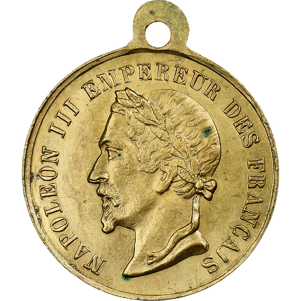 France, Token, Napoléon III, Napoléon Ier, Brass, AU(55-58)