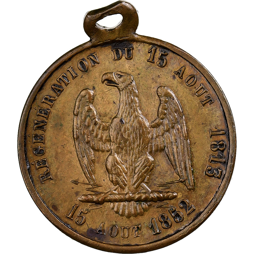 França, medalha, Louis Napoléon Bonaparte, Régénération du 15 août 1813