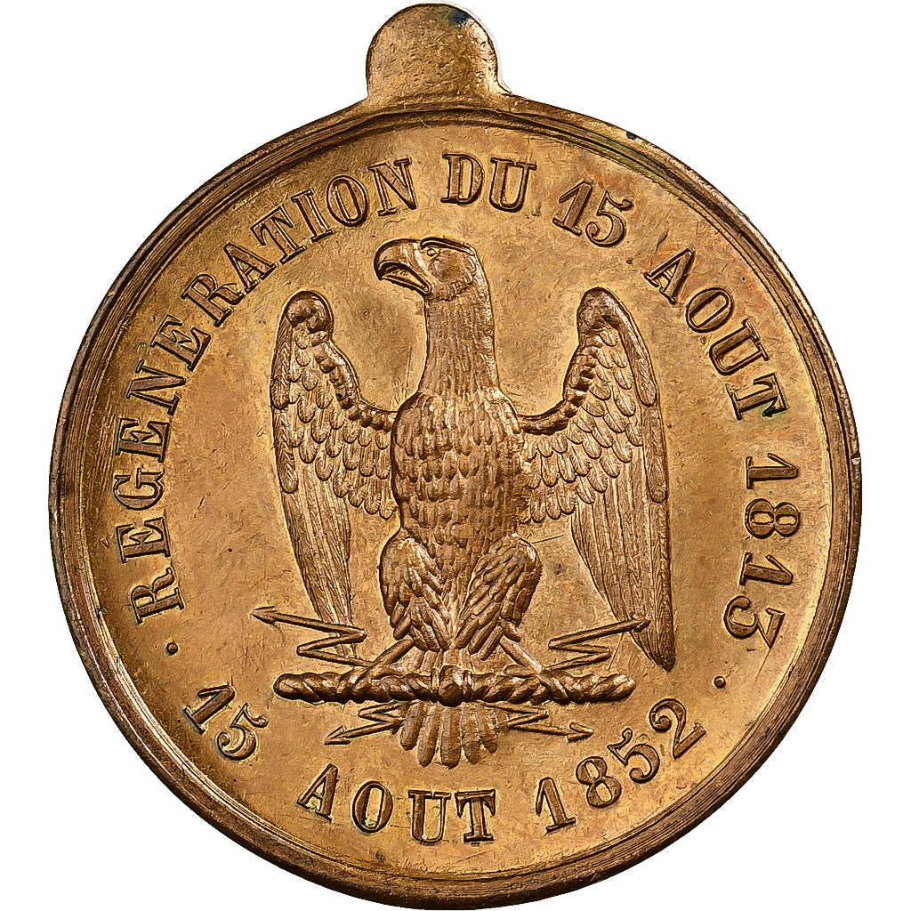 França, medalha, Louis Napoléon Bonaparte, Régénération du 15 août 1813