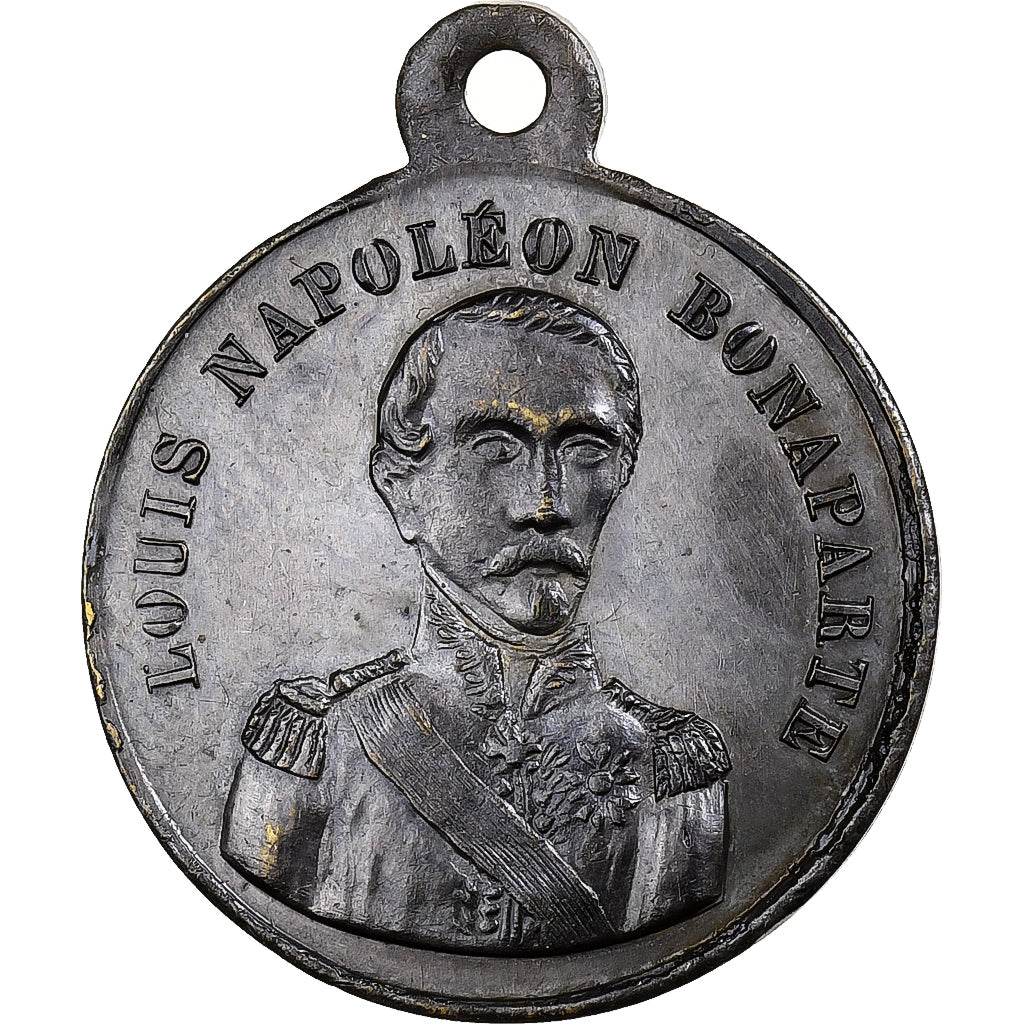 Francia, medalla, Louis Napoléon Bonaparte, Distribution des Aigles, 1852