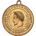 França, medalha, Napoléon III, Banquet Napoléonien, 1853, Latão, Derville