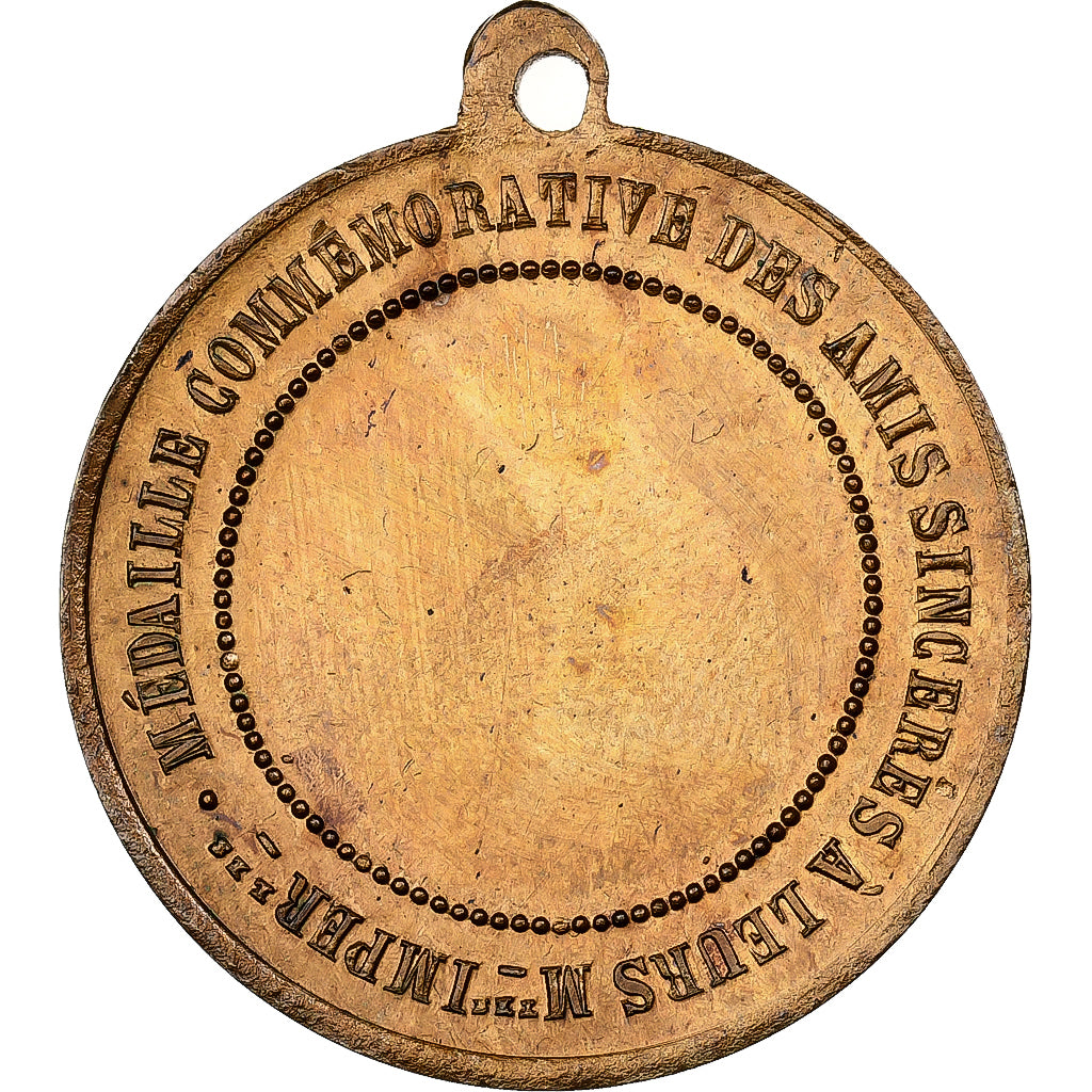 France, Médaille, Napoléon III, Médaille Commémorative des Amis Sincères