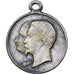 França, medalha, Napoléon III, Fête Nationale, 1853, Latão Revestido a
