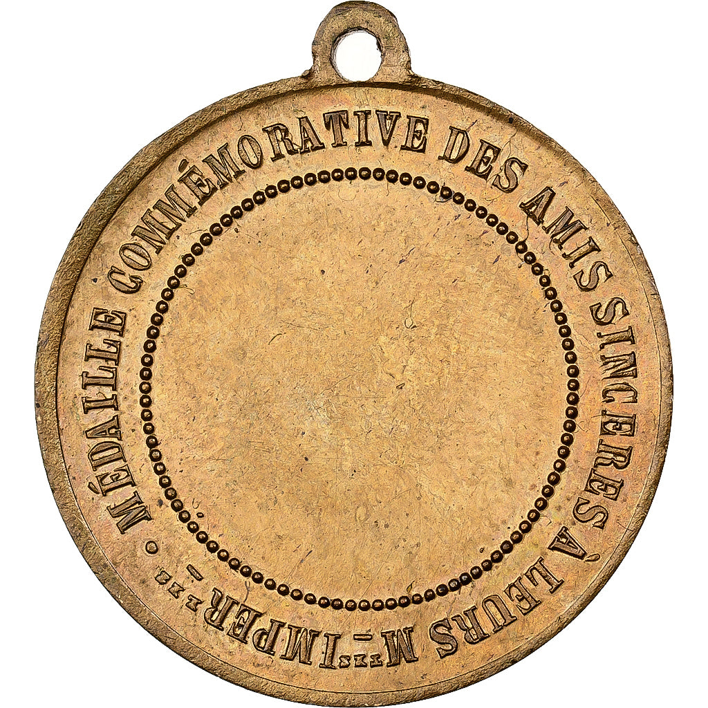 França, medalha, Napoléon III, Médaille Commémorative des Amis Sincères
