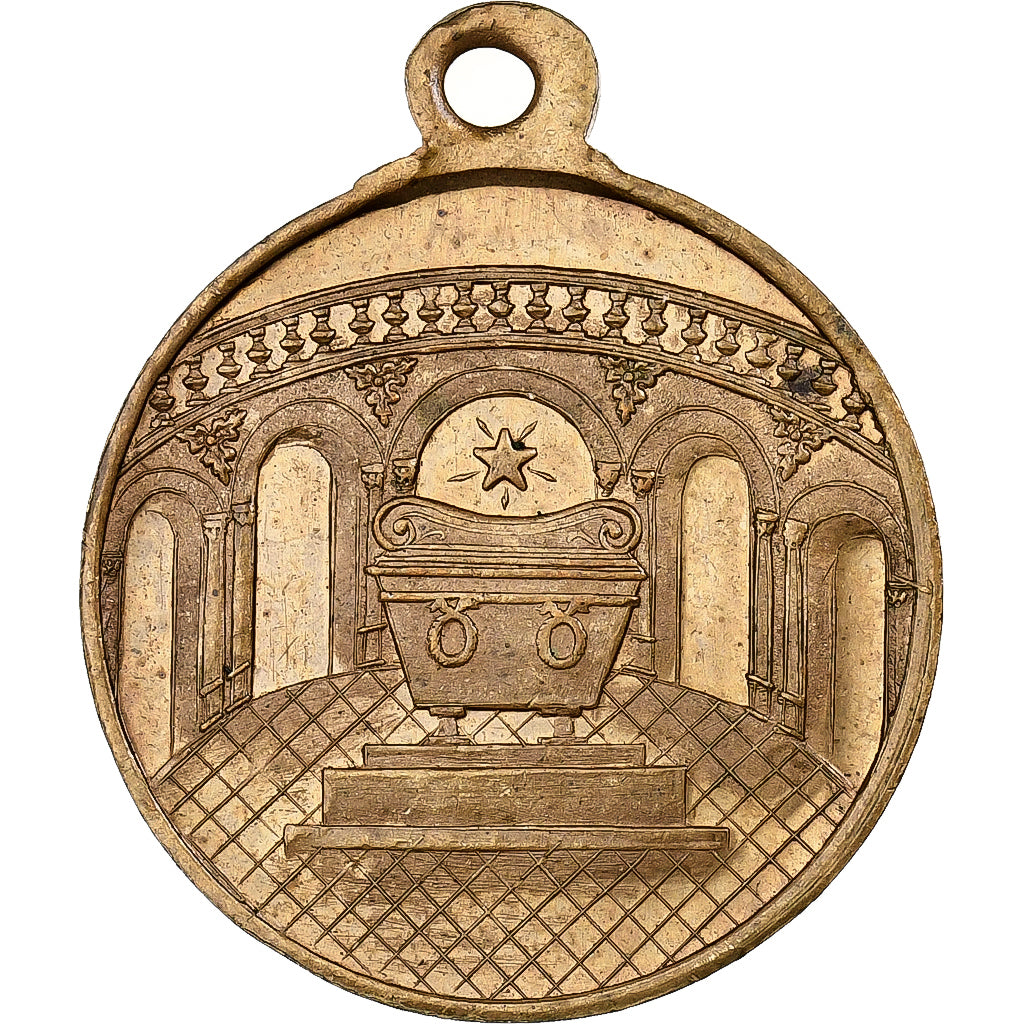 Francia, medaglia, Inauguration du Tombeau de Napoléon Ier, 1853, Ottone, BB+