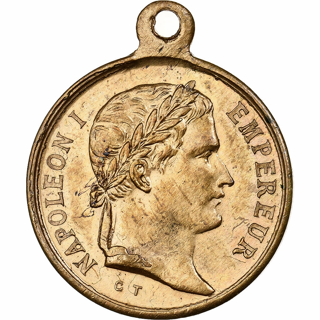 France, Medal, Inauguration du Tombeau de Napoléon Ier, 1853, Brass, Trotin