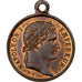 França, medalha, Inauguration du Tombeau de Napoléon Ier, 1853, Latão