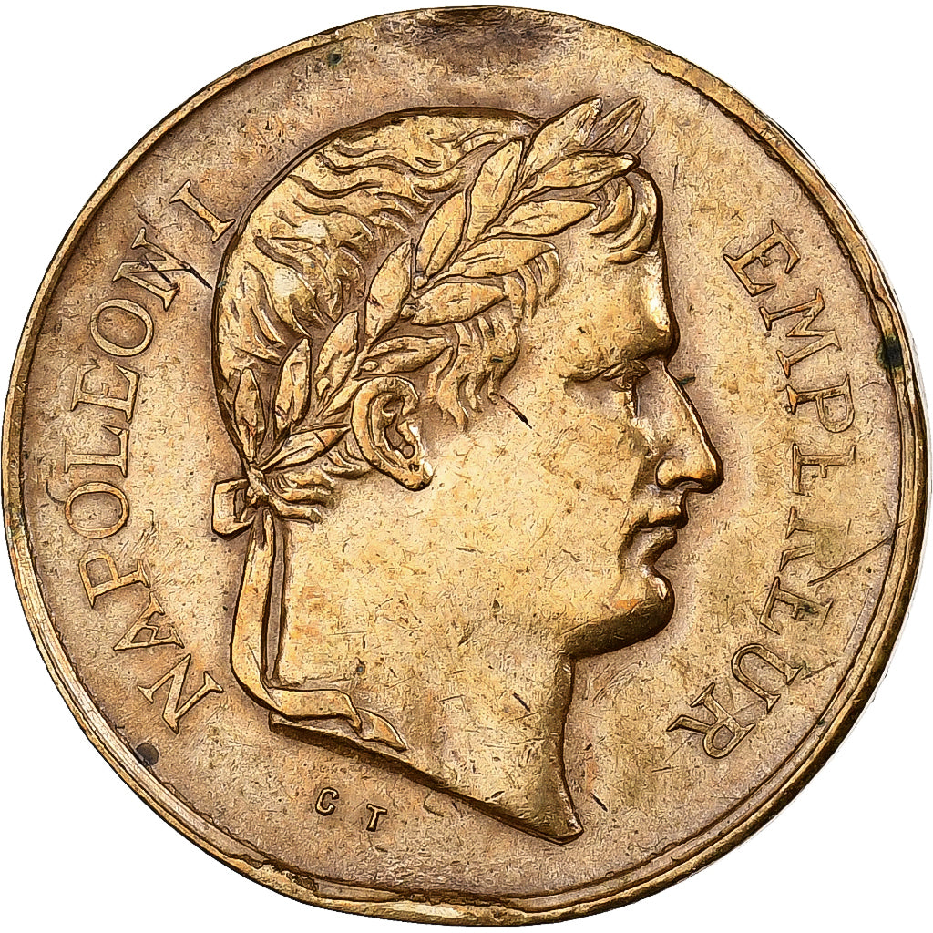 France, Médaille, Inauguration du Tombeau de Napoléon Ier, 1853, Laiton, TTB