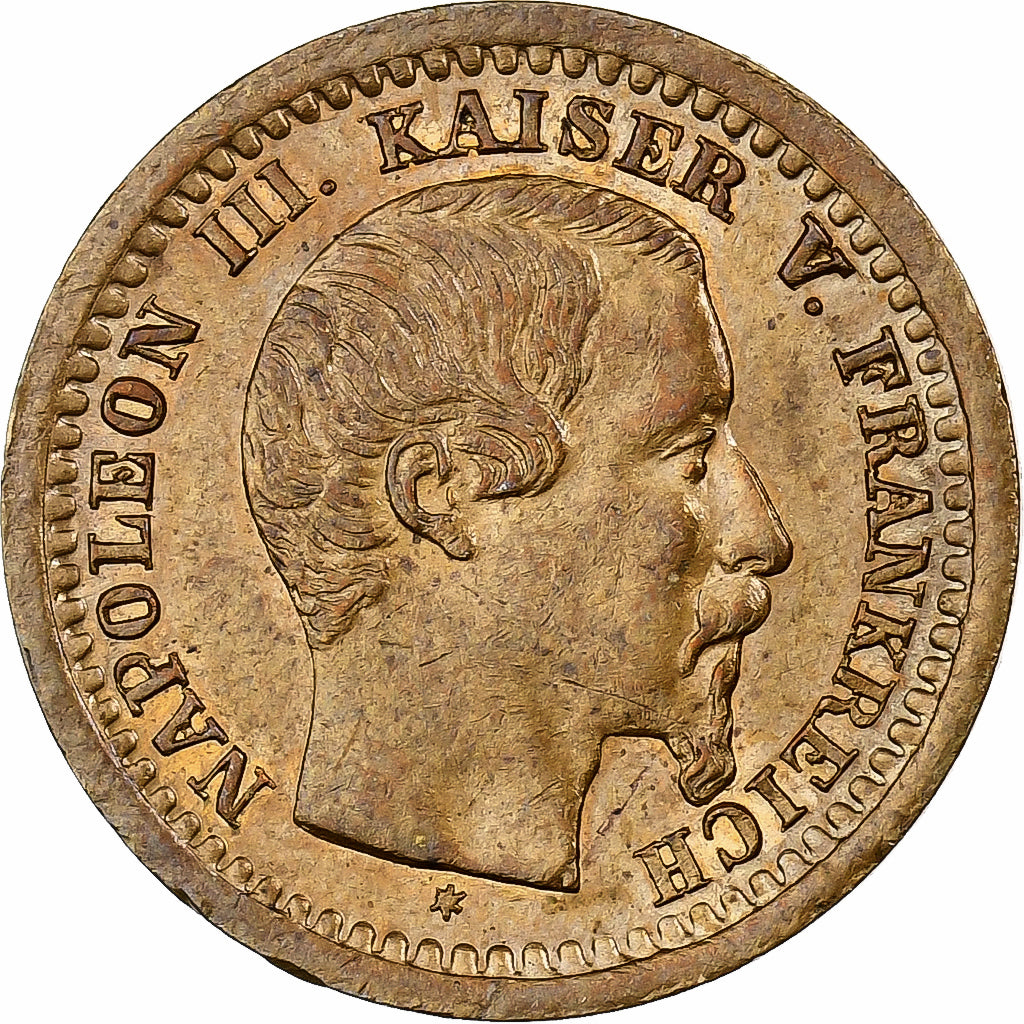 França, medalha, Jeton de jeu, Napoléon III, Kaiser d. Franzosen, Latão