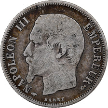 France, Napoleon III, Franc, Napoléon III, 1859, Paris, Silver, VF(30-35)