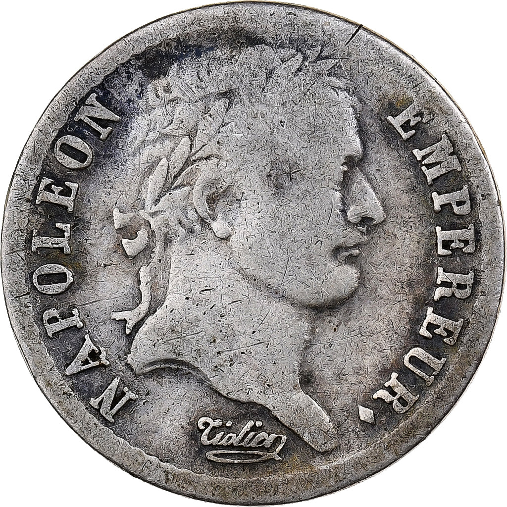 Munten, Frankrijk, Napoléon I, 1/2 Franc, 1808, Lille, FR, Zilver, KM:680.14