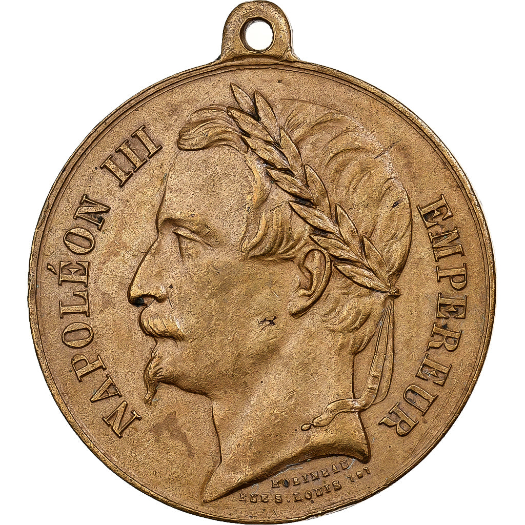 Francia, medalla, Rétablissement de l'Empire par le Suffrage Universel, 1852