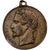 França, medalha, Napoléon III et Eugénie, 1855, Latão, EF(40-45)