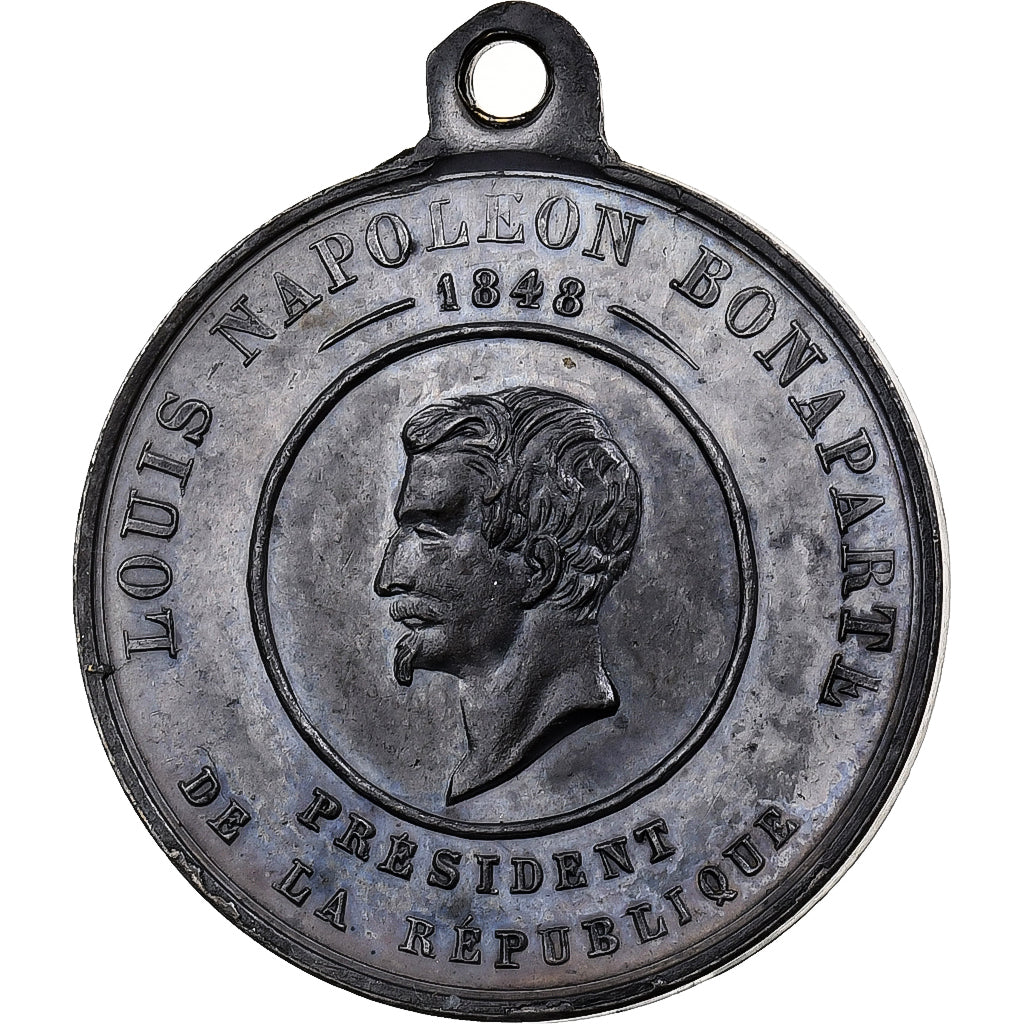Francia, medalla, Louis Napoléon Bonaparte, Président de la République, 1848