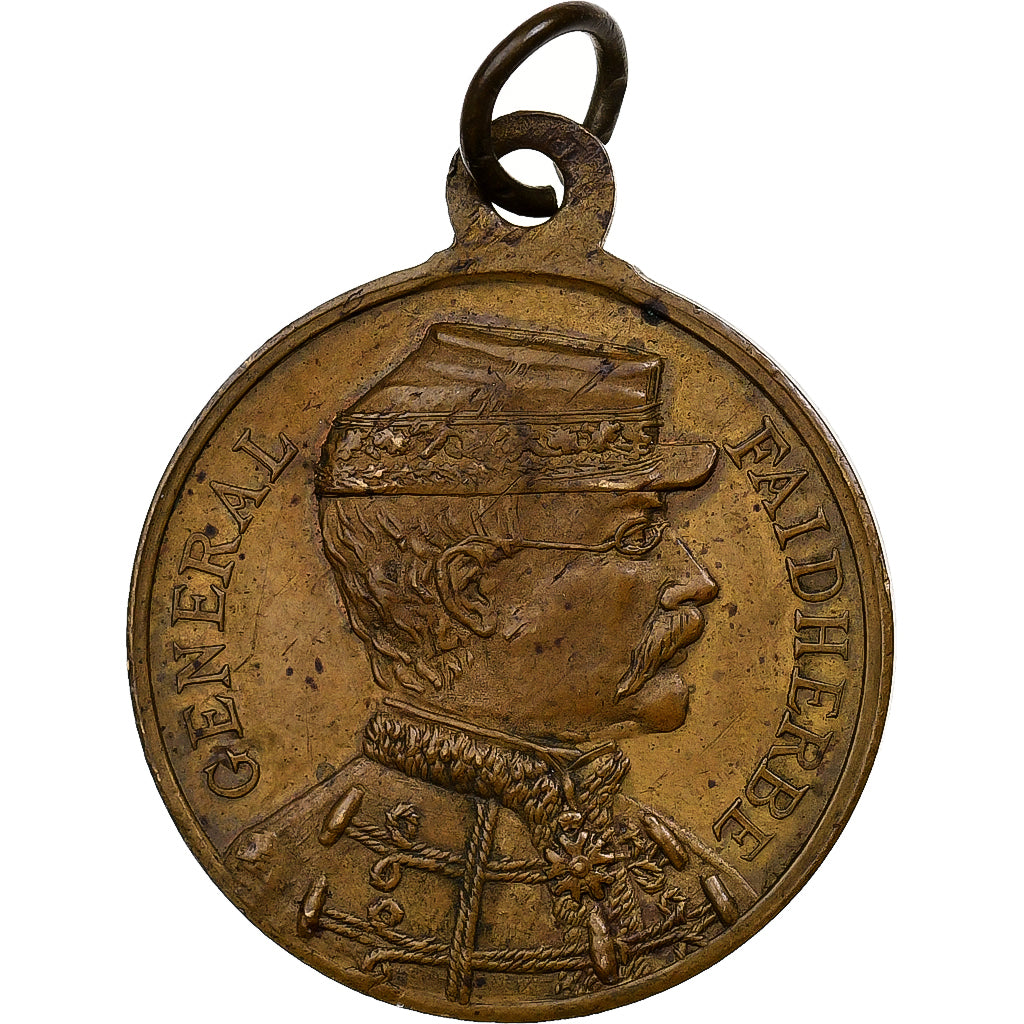 França, medalha, Faidherbe, Général en Chef de l'Armée du Nord, Latão