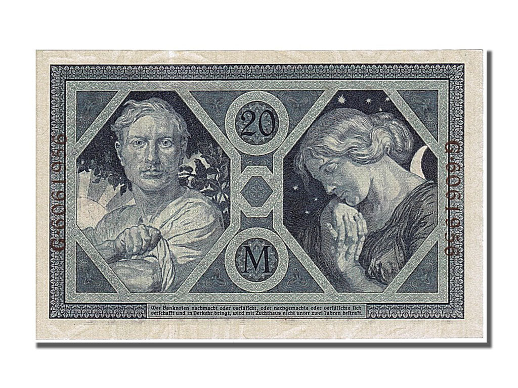 Banknot, Niemcy, 20 Mark, 1915, 1915-11-04, UNC(65-70)