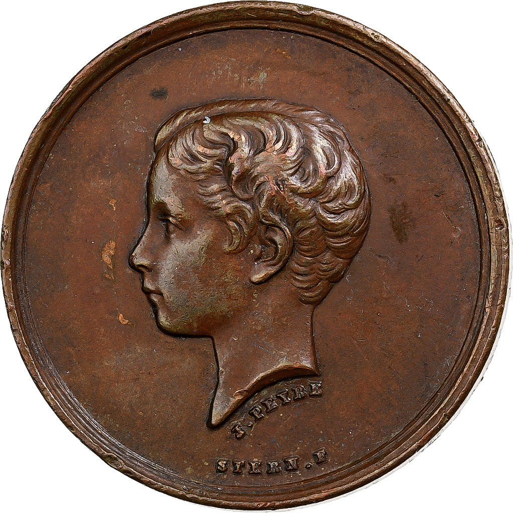 Francia, medalla, Napoléon IV, Société du Prince Impérial, Enfance au