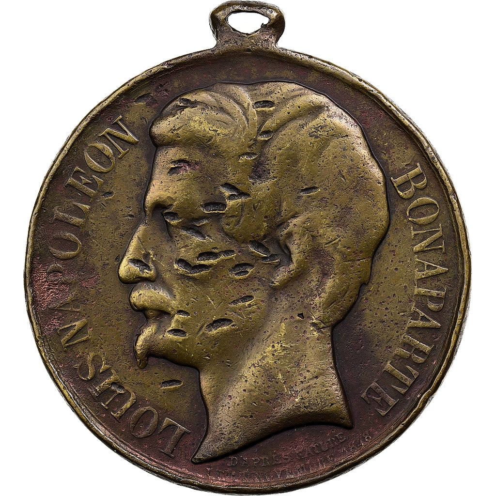 Francia, medalla, Louis Napoléon Bonaparte, Acclamation en Faveur du