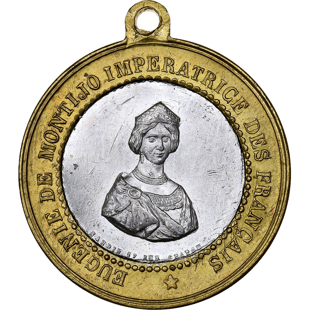 France, Médaille, Mariage de l’Empereur Napoléon III et Eugénie de Montijo