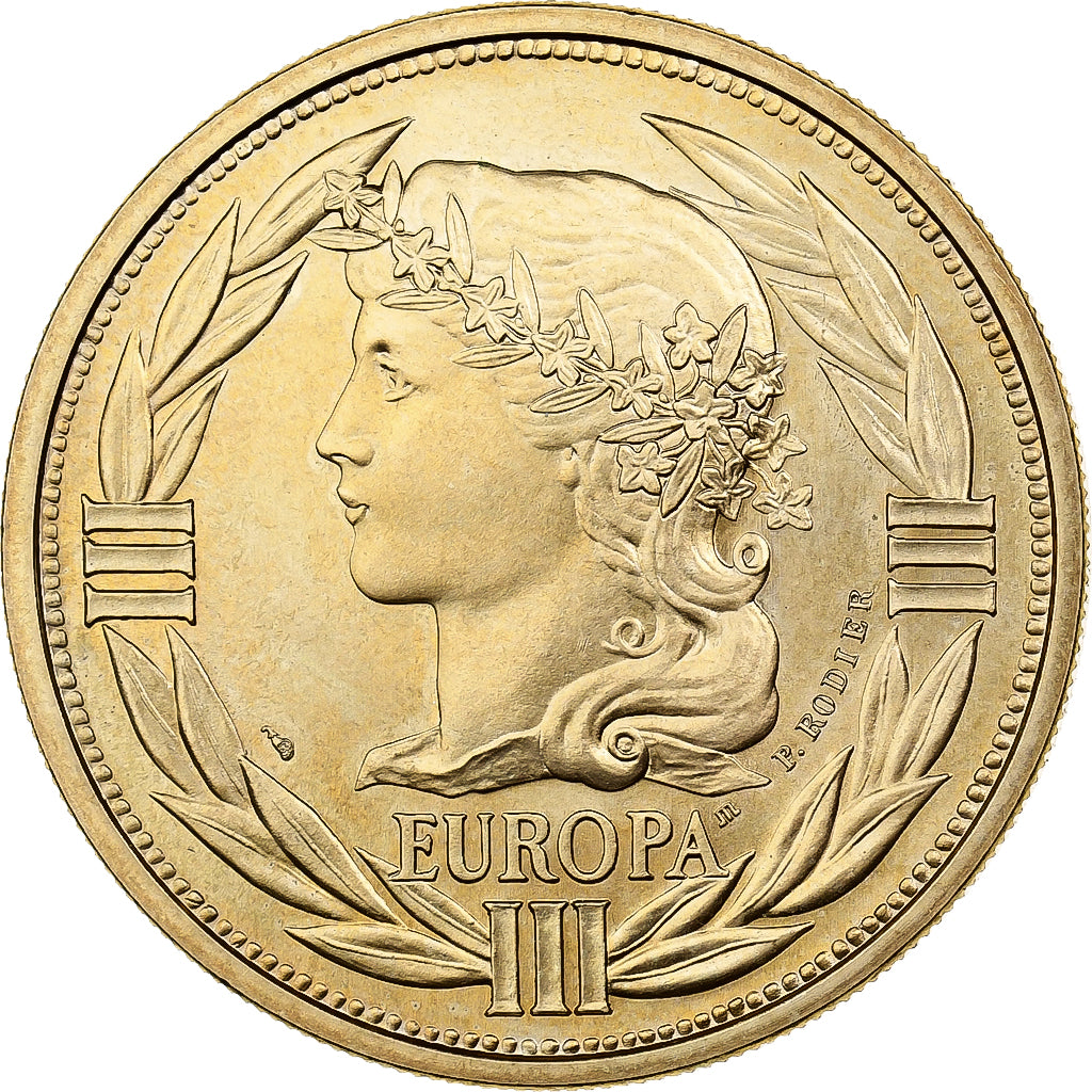 France, Médaille, Ecu Europa, Marianne, 1993, Bronze, FDC