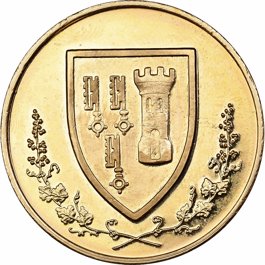 Frankreich, betaalpenning, Hospices de Beaune, Copper Gilt, UNZ