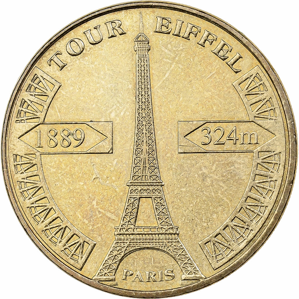 França, Token, Paris - La Tour Eiffel, 2008, Cuproníquel Alumínio, MDP