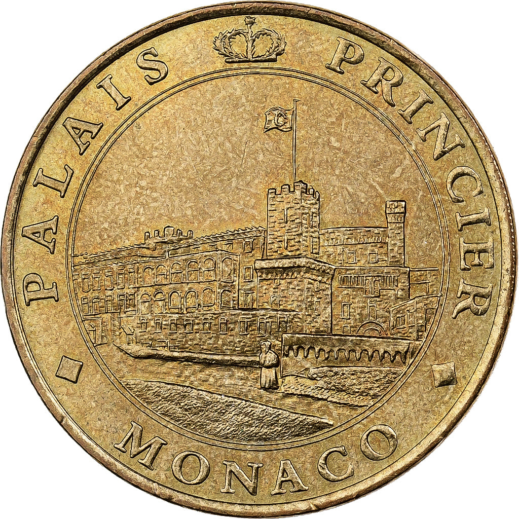 França, Token, Monaco - Palais Princier, 2002, Cuproníquel Alumínio, Monnaie
