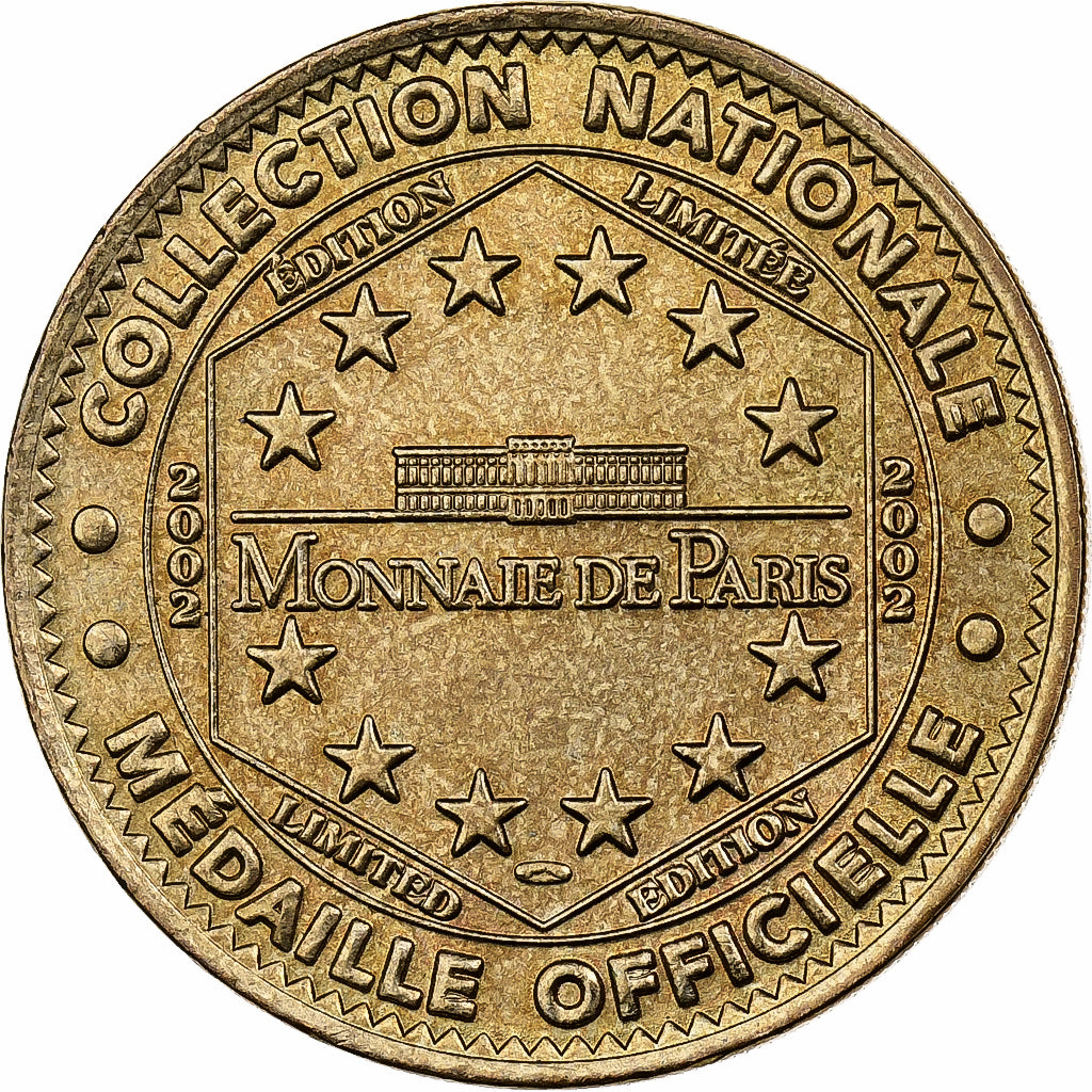 França, Token, Monaco - Palais Princier, 2002, Cuproníquel Alumínio, Monnaie